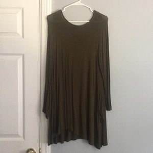 Olive green dress